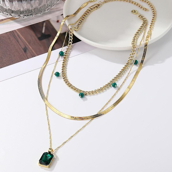 Halsband Flerlagers modesmycken B1910 N2303-07