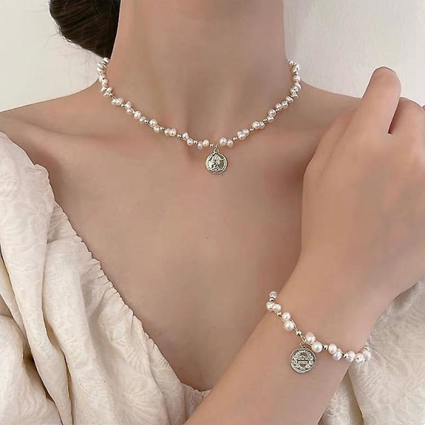 Kaulakoru Pearl Elegant Choker Girls&#39; Muotikorut Ac3198 necklace A621