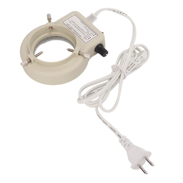 Justerbar mikroskop LED Illuminator Ring Lyskilde - US Plug (100-240V)