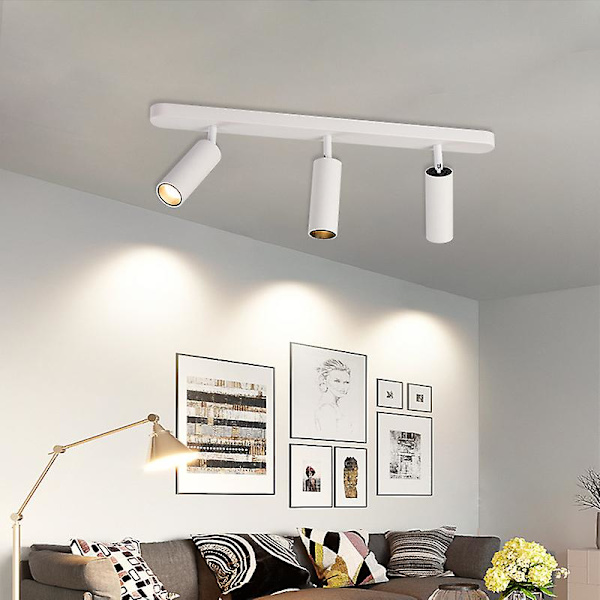 Trehodede spotlights, dobbelthodede led-taklys