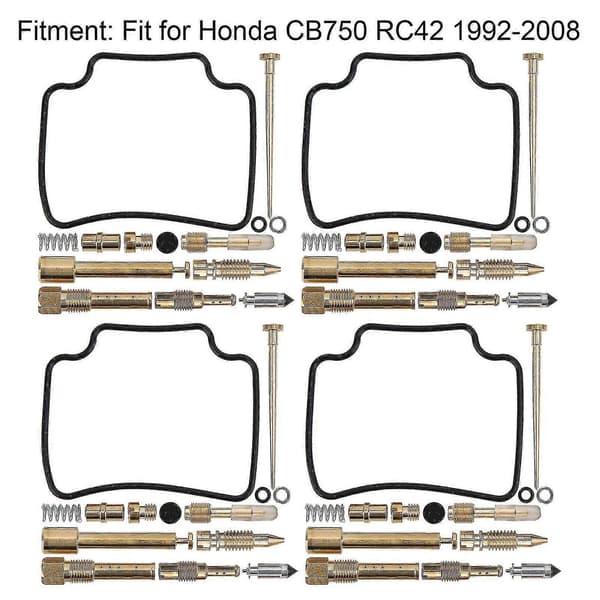 Karburatorsæt til Honda CB750 RC42 1992-2008 (4 sæt)