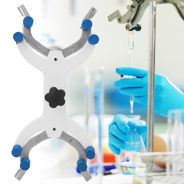 Bilateral jernbyretklemme til laboratoriekemi-eksperimenter