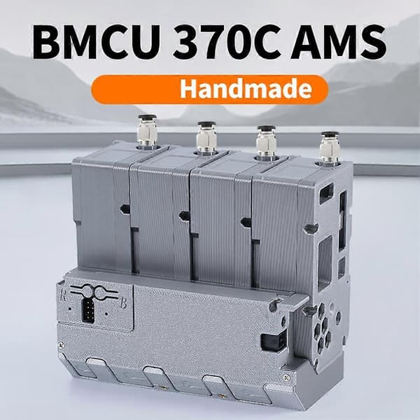 BMCU 370C AMS Lite til Lab A1 Mini 3D-dele Hall-sensor tovejs buffering open source automatisk genopfyldning Farm AMS MMU Silver gray