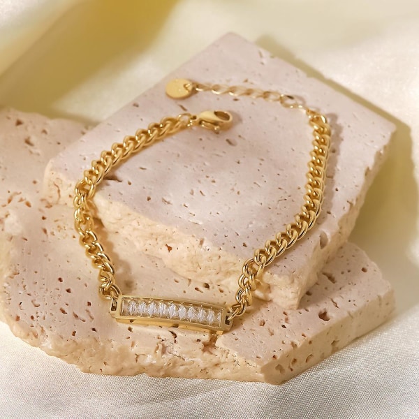 Armband Square Daily Outfit Metallic Element B1376 JDB201295-WT