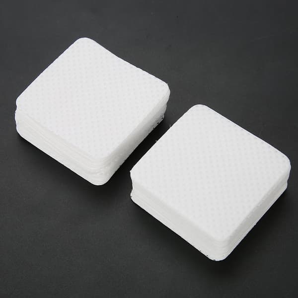 Fjerner for øyenvippelim, bomullspads, flaskeservietter