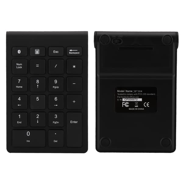 BT304 Trådløs Mini 22 Tasters Numerisk Tastatur Bluetooth 5.0 Kompatibel