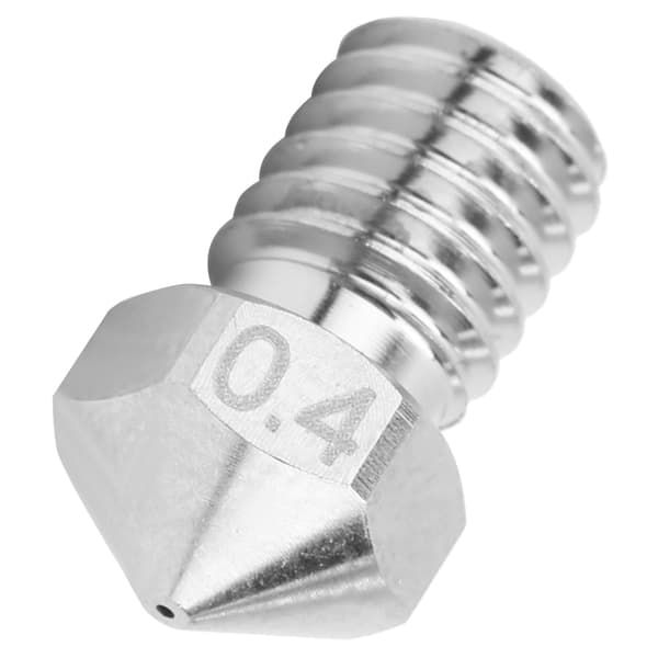 0,4 mm 3D-skriverdyse messing nikkelbelagt erstatning