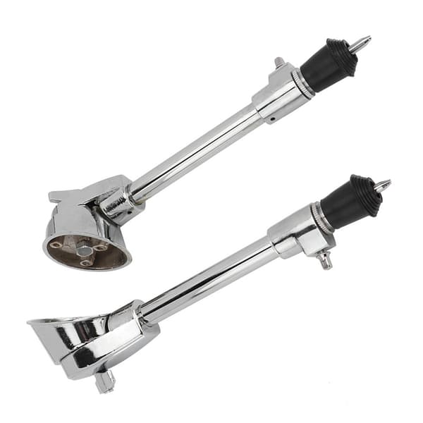 2 stk. skridsikre stortrommefødder, percussion instrument tilbehørsben