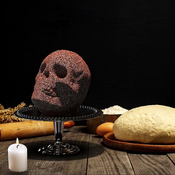 Stor realistisk silikon skalle form Halloween present