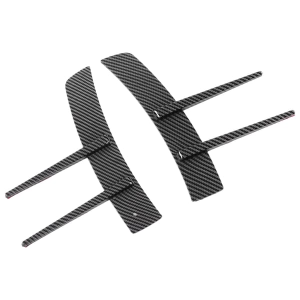 Kulfiber Frontkofanger Flankerende Spoiler Selvklæbende Universal Dekoration