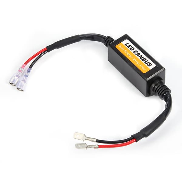 1 par H1 H3 Canbus LED-frontlysdekoder Anti-flimmermotstand feilfjerner
