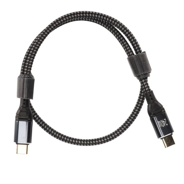 USB C til USB C Kabel 240W PD USB 2.0 480Mbps Han til Han Datakabel 50cm