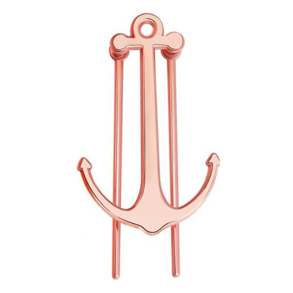 Anchor Bookmark Creative Metal Page Holder Clip Rose Gold