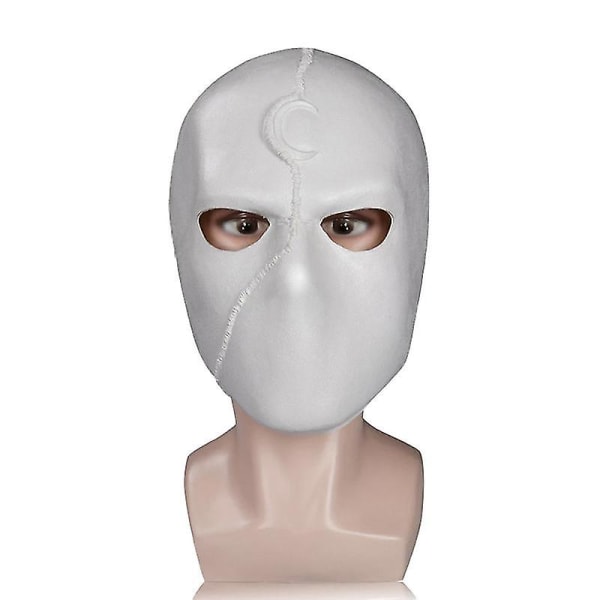 Moon Knight Cosplay Masque Costume Latex Casque Halloween Fte Carnaval tilbehør