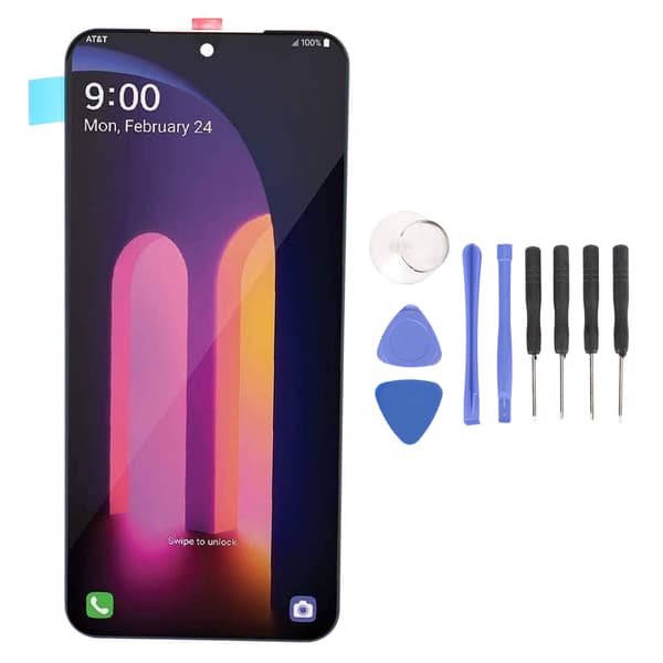 6,8 tommer SLM V600TM Multitouch Display Panel Glas Digitizer Udskiftning til LG V60 ThinQ