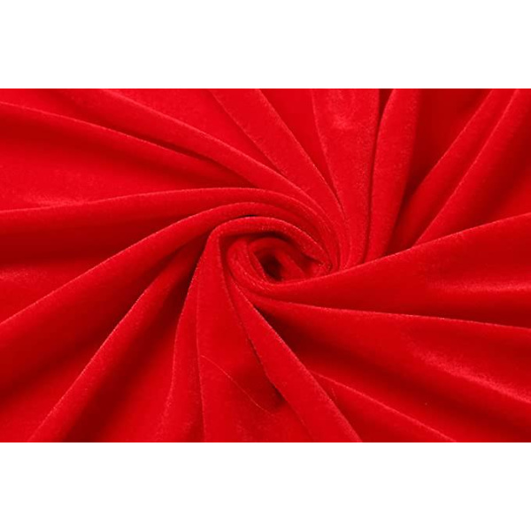 Kappe med fløyelshette Unisex Wizard Halloween Christmas Cosplay red 70cm