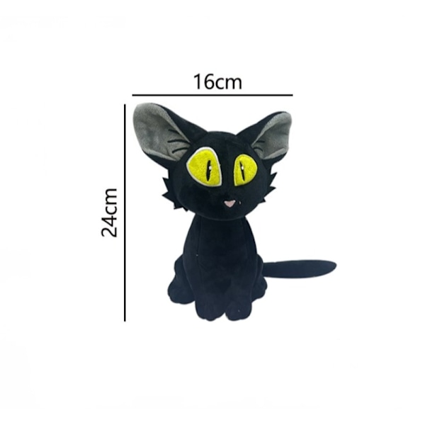 Bell Bud Journey pehmolelu nukke black cat