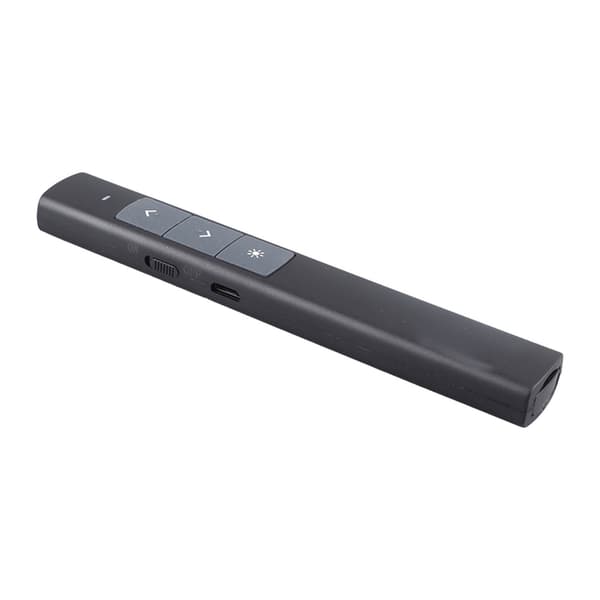 USB genopladelig laserpointer sort 328ft kontrol præsentationsklikker til klasseværelse kontormøde