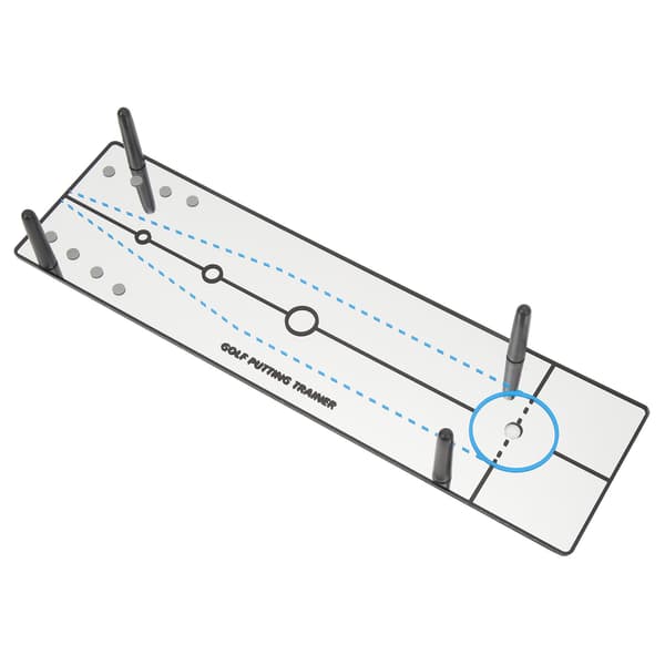 Bärbar Golf Putting Alignment Mirror Träningshjälp Akryl