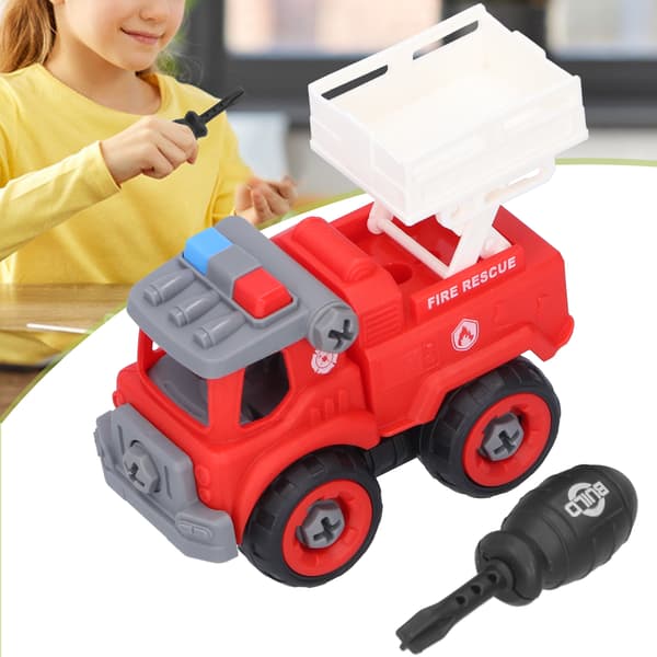 DIY Modellift Truck Montering Konstruktion Byggleksak Fordon