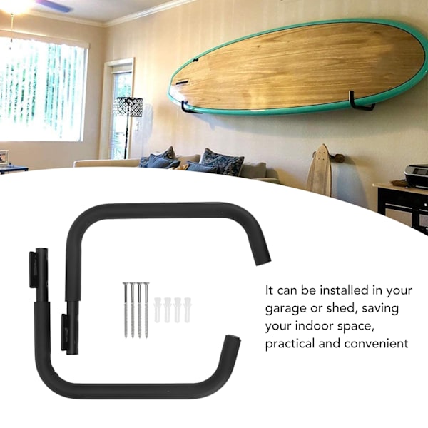Pladsbesparende kajakvægmonteringsstativ: Nem installation og robuste surfbræthængere