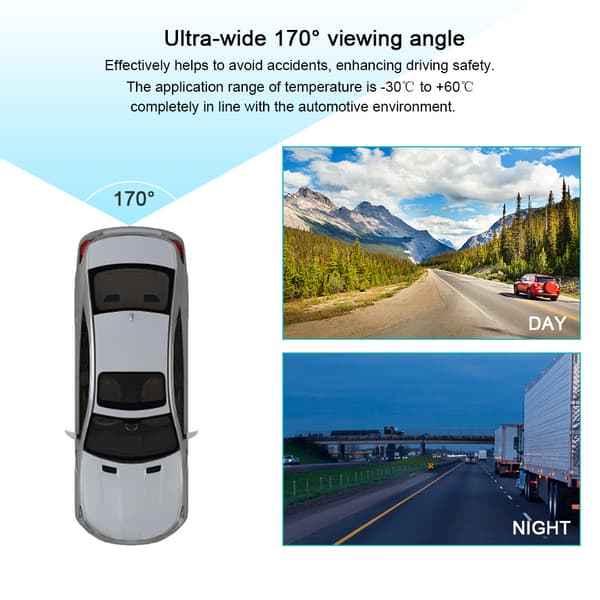 Jeep Cherokee 2016 2017 Frontkamera IP67 CCD Nattesyn Parkeringsassistent Skærm