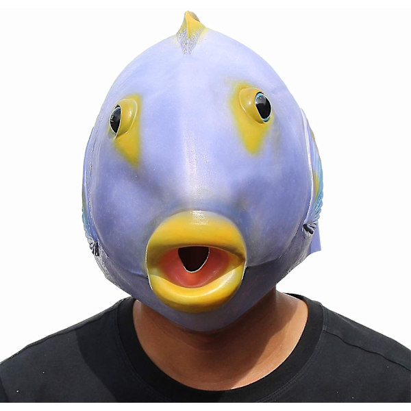 Deluxe Halloween -asujuhlat Latex Animal Head Mask Tropical Fish Sea Animal