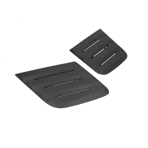 2 stk. Hjelm Bonnet Ventilationsåbninger Dæk Sort Tilbehør til Ford Mustang 2018 2019