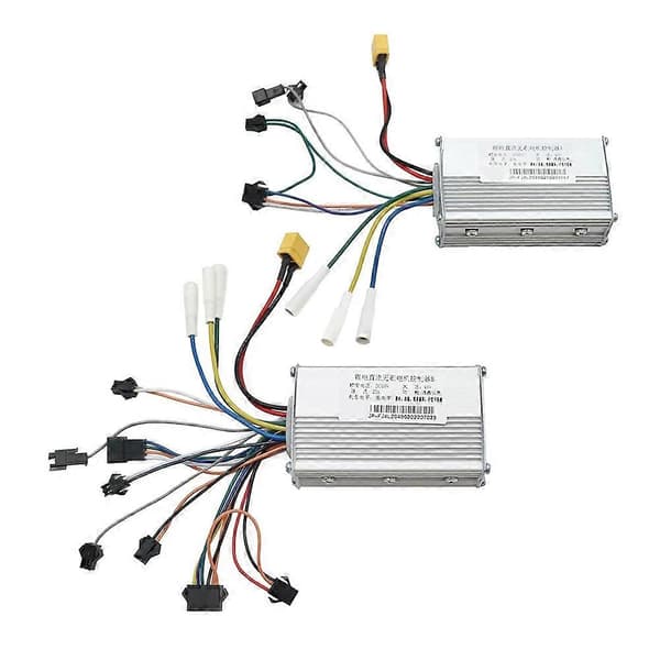 Til JP 60V 25A DC Børsteløs Controller Dobbeltmotor til Elektrisk Scooter E-cykel Børsteløs Controller Black