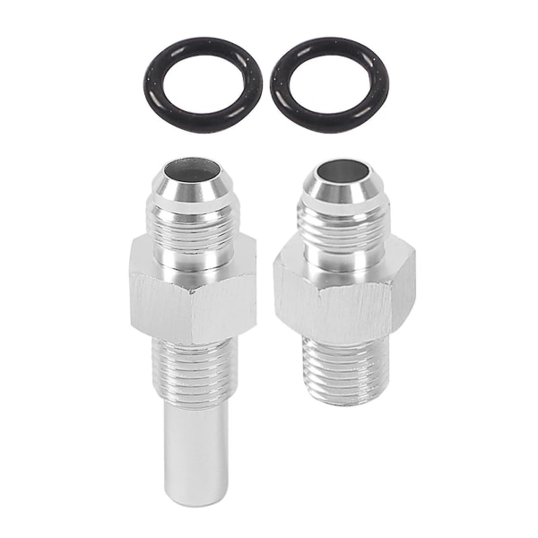 En lang en kort 1stk 4l80e gearkasseadapter fitting 6an flare 6 an 4l80e adapter til biler