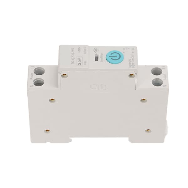 WiFi Smart Switch Breaker Trådlös Fjärrkontroll DIN-skena 25A 230V Vit Tidsinställning Nedräkning