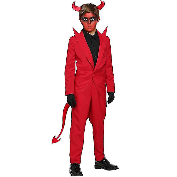 Børne Red Demon Devil Sets L Boys