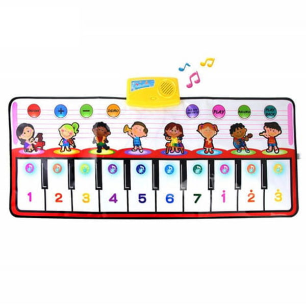 Dansemåtte, klavermåtte med lysknapper og 8 instrumenter til at guide børn til at interagere med musik, interaktiv undervisning