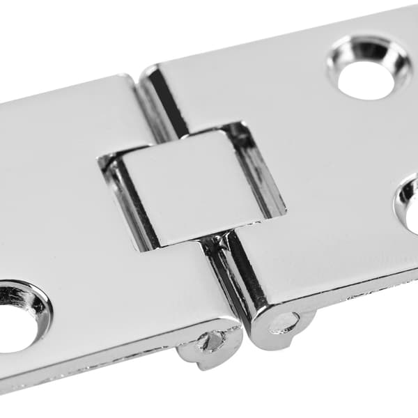 Zinklegering Rund Kant Foldebords Hængsel Sølv 80x30mm