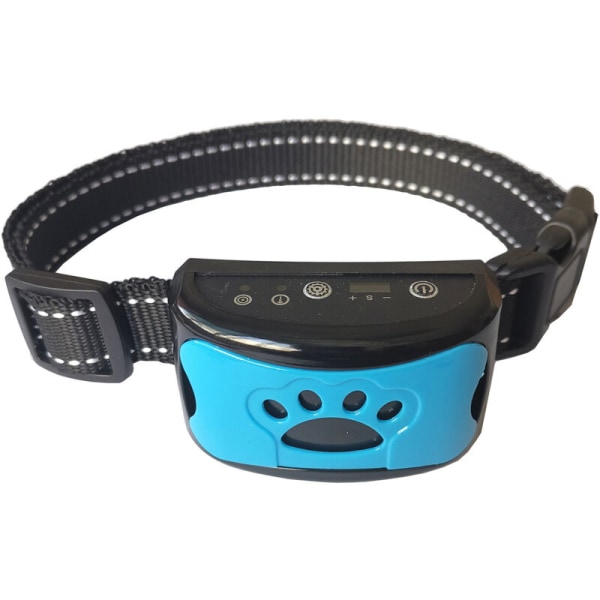 Sininen Älykäs Automaattinen Säätö Quick Tone Vibration Ladattava Bark Stopperi Koirankoulutuspanta