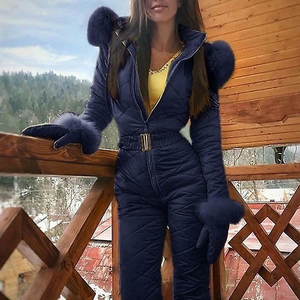 Dam Winter Ski Waterproof Jumpsuit Blue S 549c | Blue | S | Fyndiq