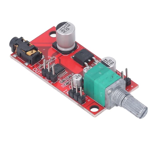 MAX4410 Mini Hörlursförstärkarmodul 3,5 mm Gränssnitt Hörlursförförstärkarbräda DC 3-12V