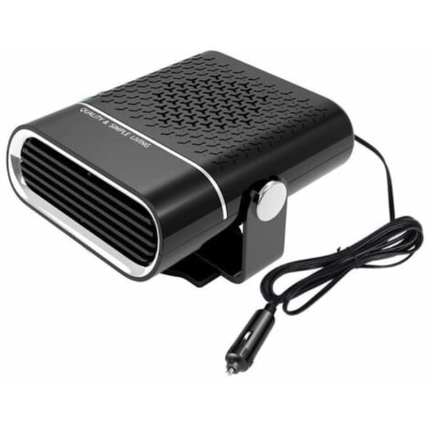 24V/150W automatiske frontrutedefrostere, bærbar bilvarmer, bilvindusblåser, svart