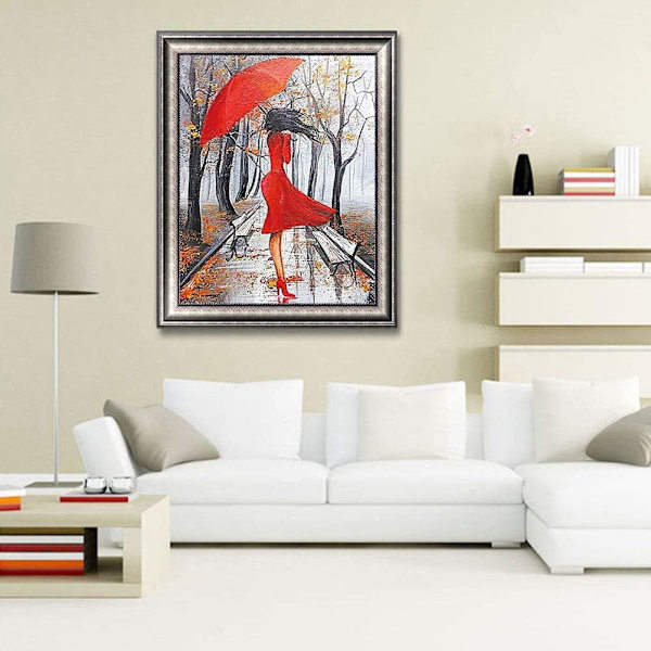 Diamond Art Painting Kit, DIY Diamond Art Painting, Fuld Diamond Gemstone Painting Art Craft, Velegnet til hjemmets vægdekoration-30*40CM,