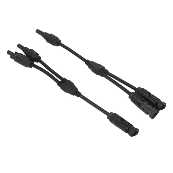 DC 1000V Solarkontakt Y Gren Parallell Adapterkabel 1 Par