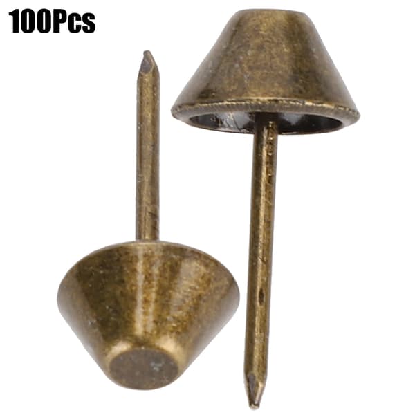 100 stk. møbelstifter, sofaspiker, stifter, assortert sett, DIY-prosjekter