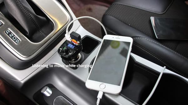 Innovativ Stereo Audioadapter, Håndfri Opkald & Dobbelt USB-port Oplader Til Problemfri Bilintegration
