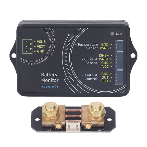 Batterimonitor - Strømmåler til Volt, Ampere, Kapacitet
