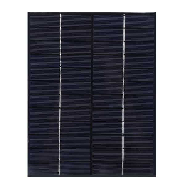 6,5W 12V 5V Bærbart Solcellepanel Modul Mobil Solenergi Batteri Billader