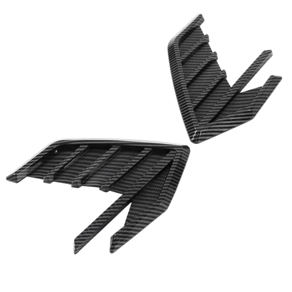 Kolfiberstil Sidokjol Luftventil Trim Dekal för Audi A7 S7 4K8 2018 2020