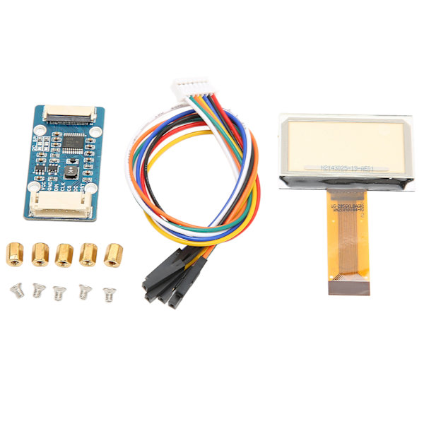 1,51 tommer skærmmodulkit SPI I2C interface transparent blå display med RGB-modul til Raspberry Pi
