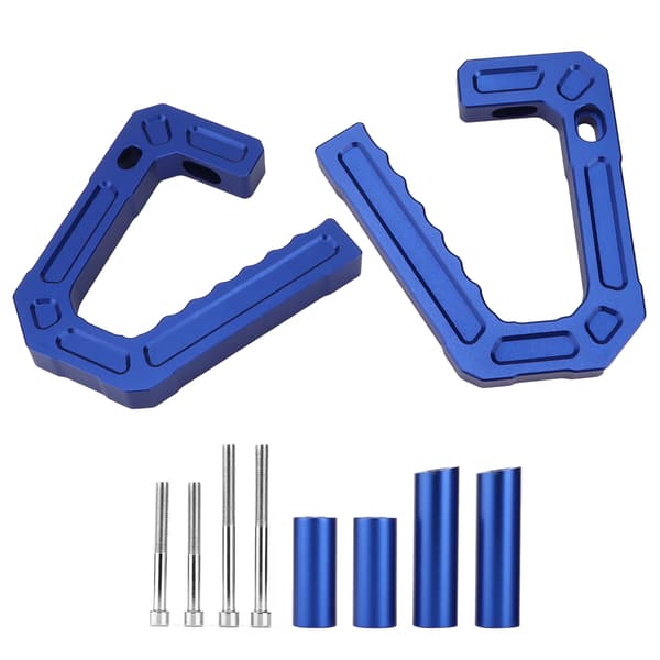 Jeep Wrangler JK 2007-2018 Front Grab Handle Erstatning i aluminiumslegering, blå