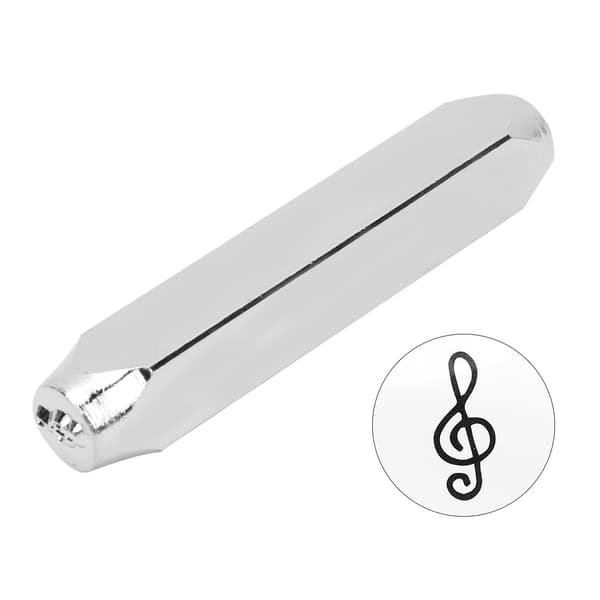 6 mm 1/4 tomme kulstofstål designstempel stanseværktøj til DIY læder træ smykker håndværk noder