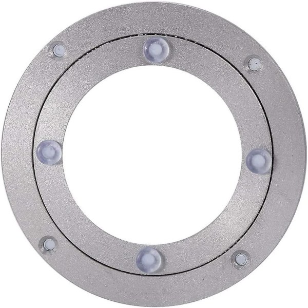 Bordlager, dreibar platespiller i aluminiumslegering, rund plate, dreibar dreieskive (størrelse: #1)