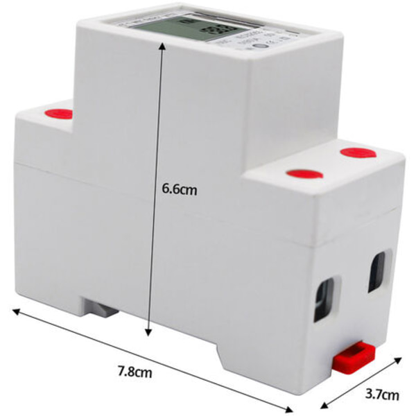 DDM15SC 220V/50Hz 5-80A enfas flerfunktionsrälsmätare power （Har CE-certifiering）